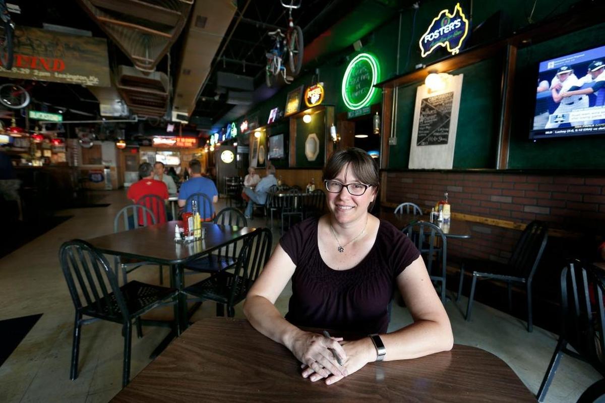Former UK sociology professor Amy Messer bought Lynagh’s Irish Pub at 384 Woodland Avenue in 2017.