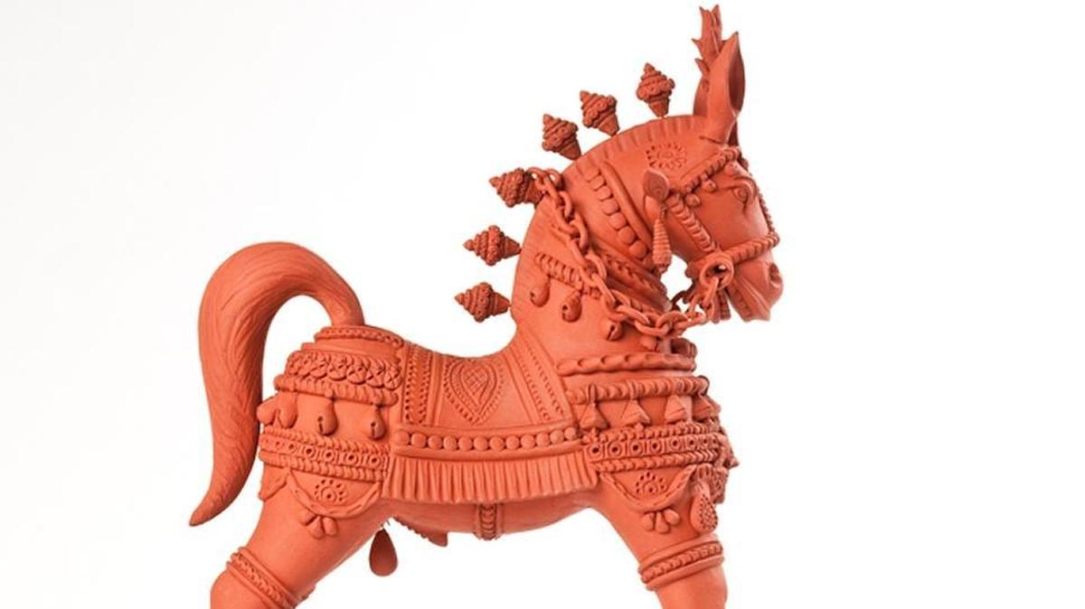 The Terra Cotta Horse that is on exhibit at the Kentucky Horse Park’s International Museum of the Horse is from India, the first country to be featured in the new evening activities, which includes food.