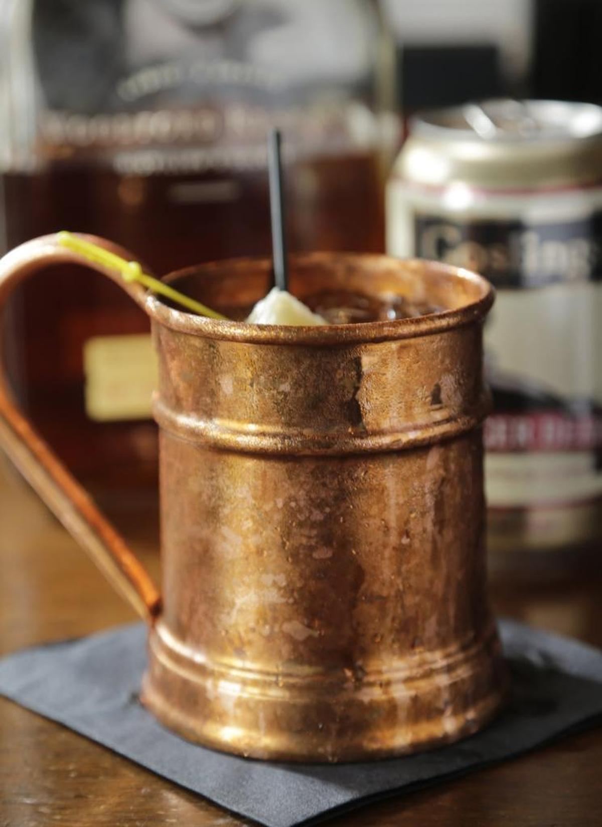 A Kentucky Mule made with ginger beer and bourbon, can be a nice alternative to the mint julep.