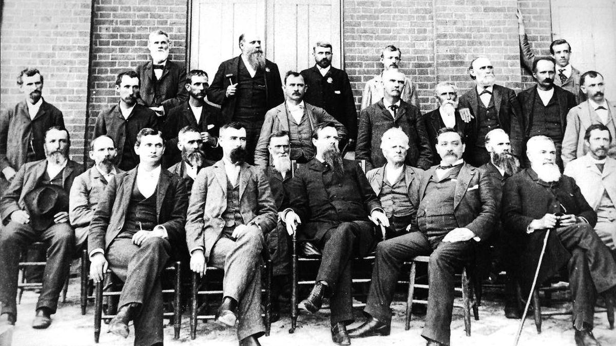 This photo of Madison County Fiscal Court, circa 1900, is among 1,500 historical photos from the county published in a new book that will go on sale in Richmond on Dec. 6.