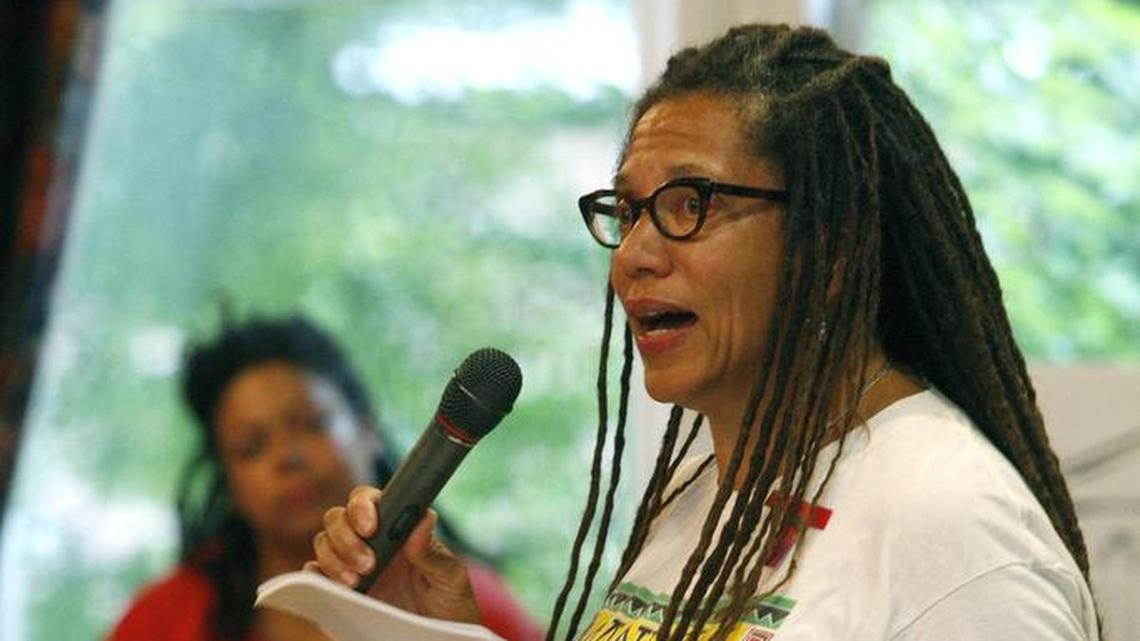 Nikky Finney, who won the National Book Award for her fourth book of poetry, “Head Off & Split,” is one of the poets in the newly reprinted book, “Black Bone: 25 Years of the Affrilachian Poets.”