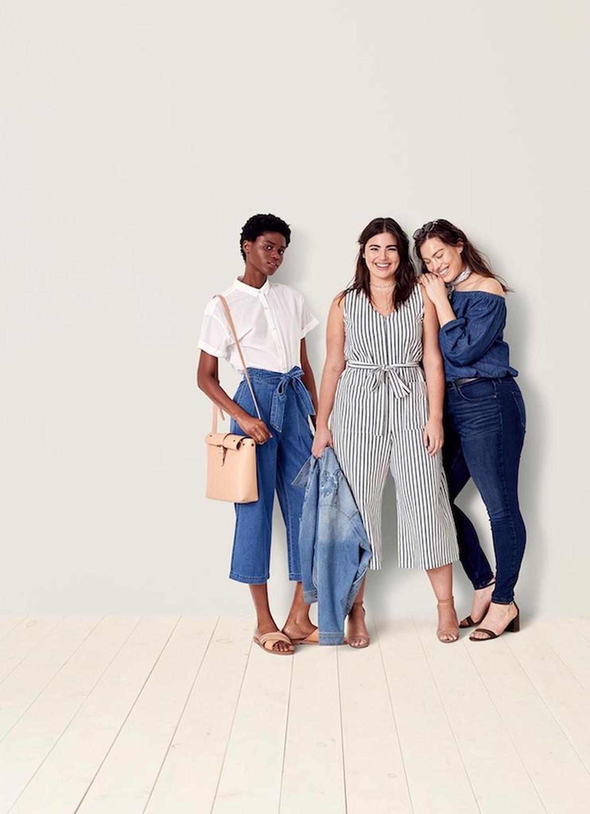Looks from Universal Threads, the new collection at Target featuring sizes 00 to 26W, coming in February.