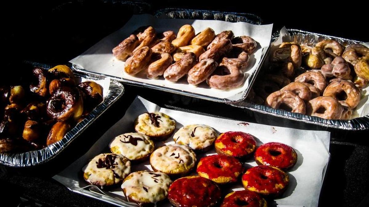 Lexington food writer Rona Roberts will hand-make doughnuts using her family’s recipe, along with a cake-style using another old family recipe for a fundraiser for Moveable Feast on Saturday morning at her home on Campsie Place.