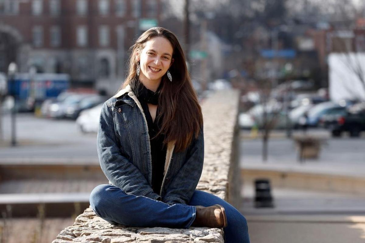 Martha Tillson sat in Lexington’s Thoroughbred Park on Dec. 14.
