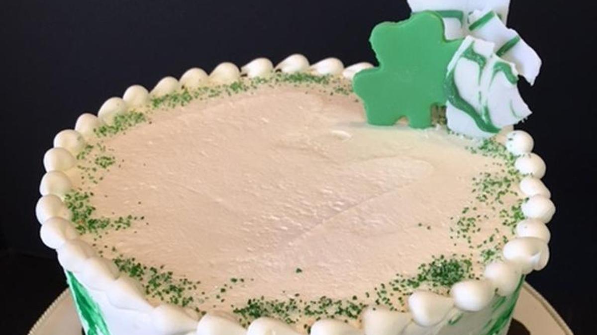 Martine’s Bakery has special cakes for St. Patrick’s Day, including pistachio cake, available now.