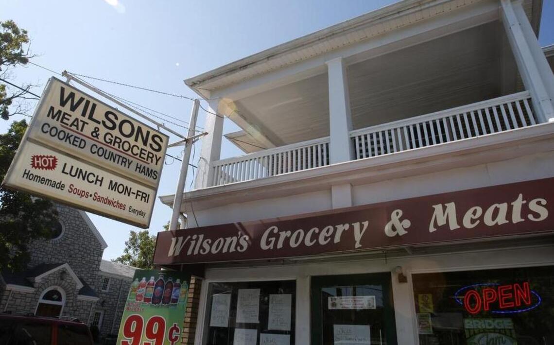 Living upstairs from Wilson’s grocery is an ideal home for its owners