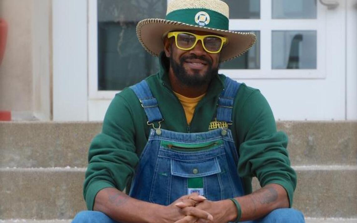 Where does food come from? Rapper Farmer Brown teaches kids about gardening