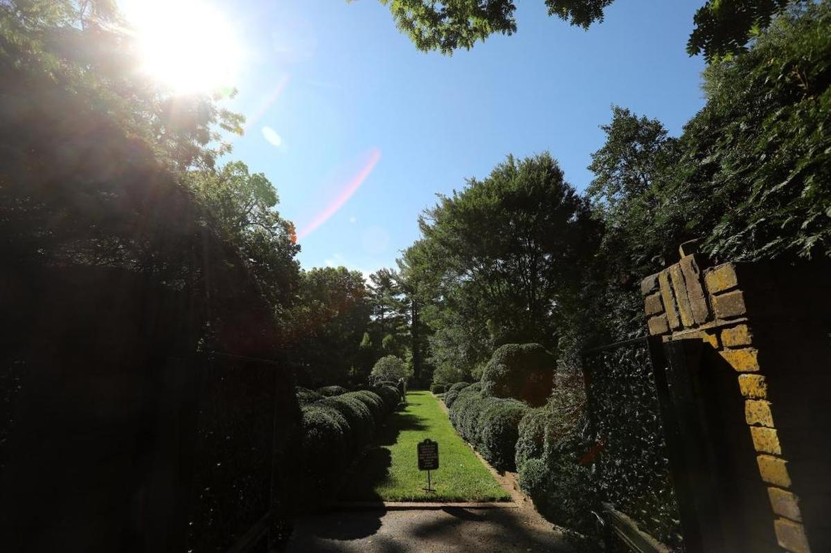 The Ashland garden, shown here as it looked in 2017, has been maintained by the Garden Club of Lexington since the 1950s.