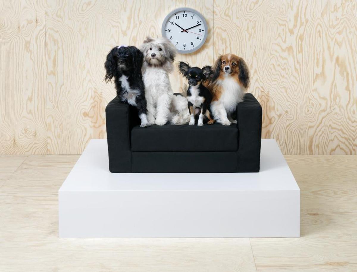 The Lurvig cat and dog bed, $49.99 at Ikea.