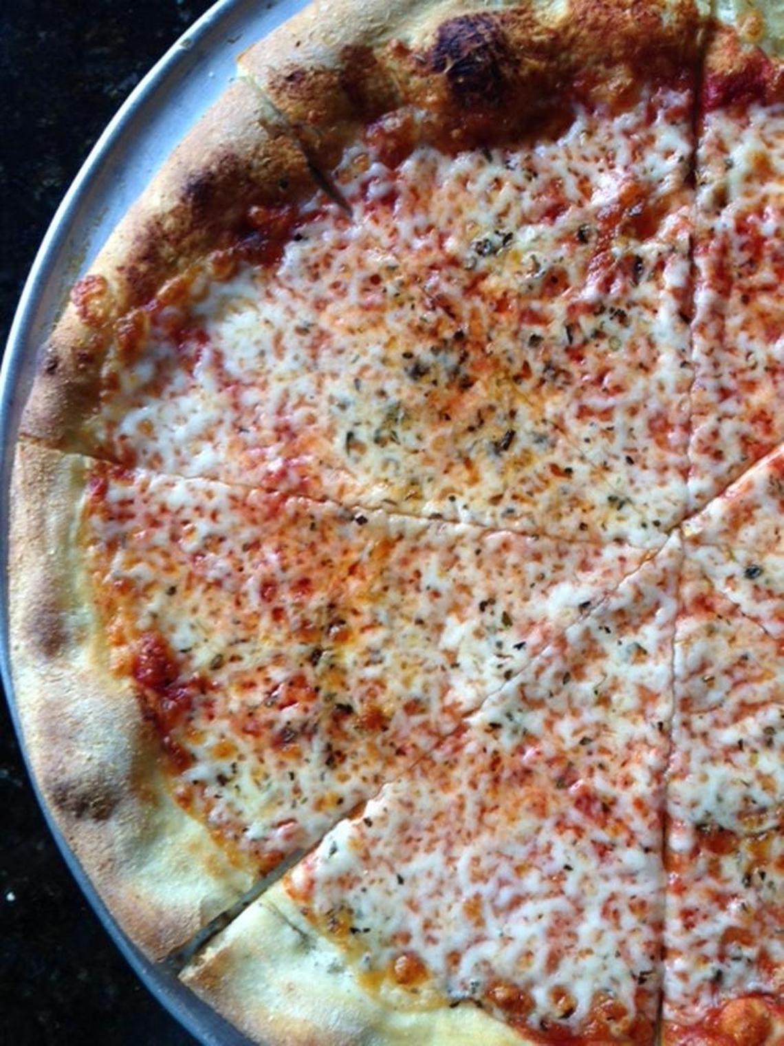 Pizza was a signature menu item at The Goose on Jefferson Street.