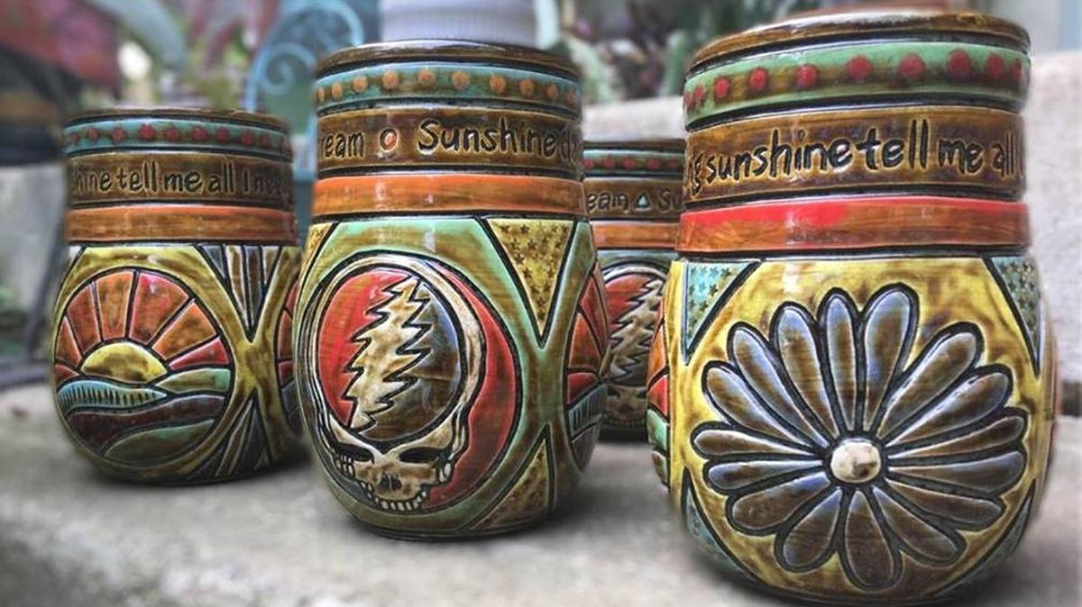 Mugs from Melisa Beth Ceramics, $42, will be available at the Bread Box Studio Artists market.