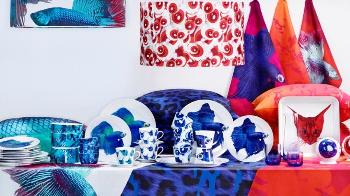 The boldly colored Giltig collection is now at IKEA.