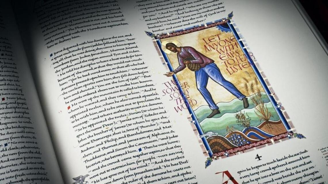 The art of illumination: A modern Bible uses medieval techniques