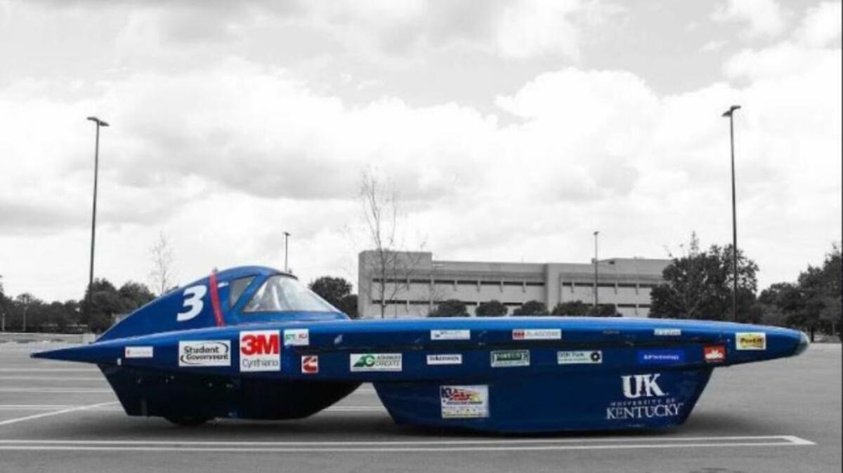 The Gato Del Sol V is fully constructed and ready for testing. The UK solar car team will be participating in the Formula Sun Grand Prix this summer in Pittsburgh.