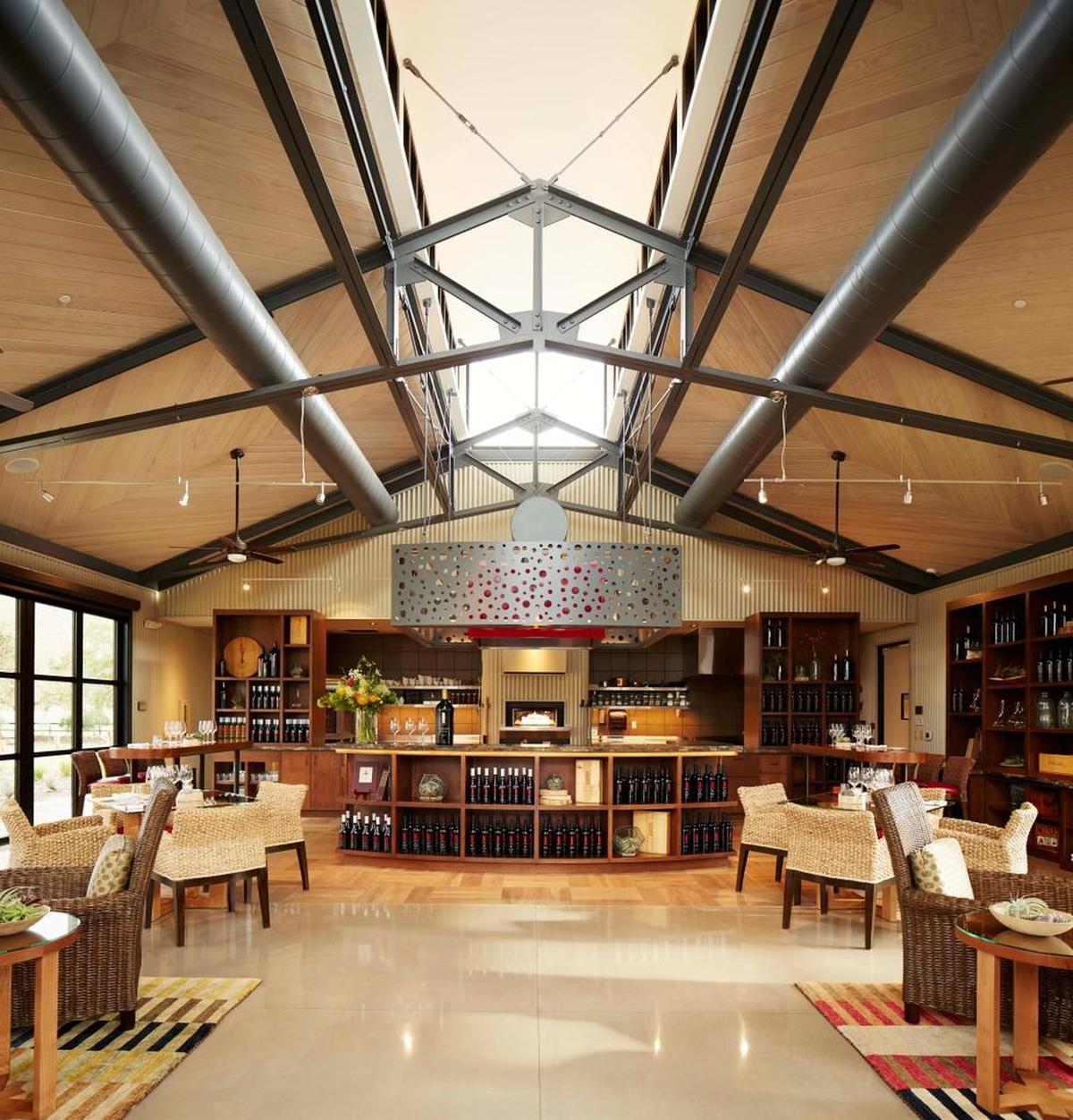 The demo kitchen at B Cellars Vineyards & Winery.