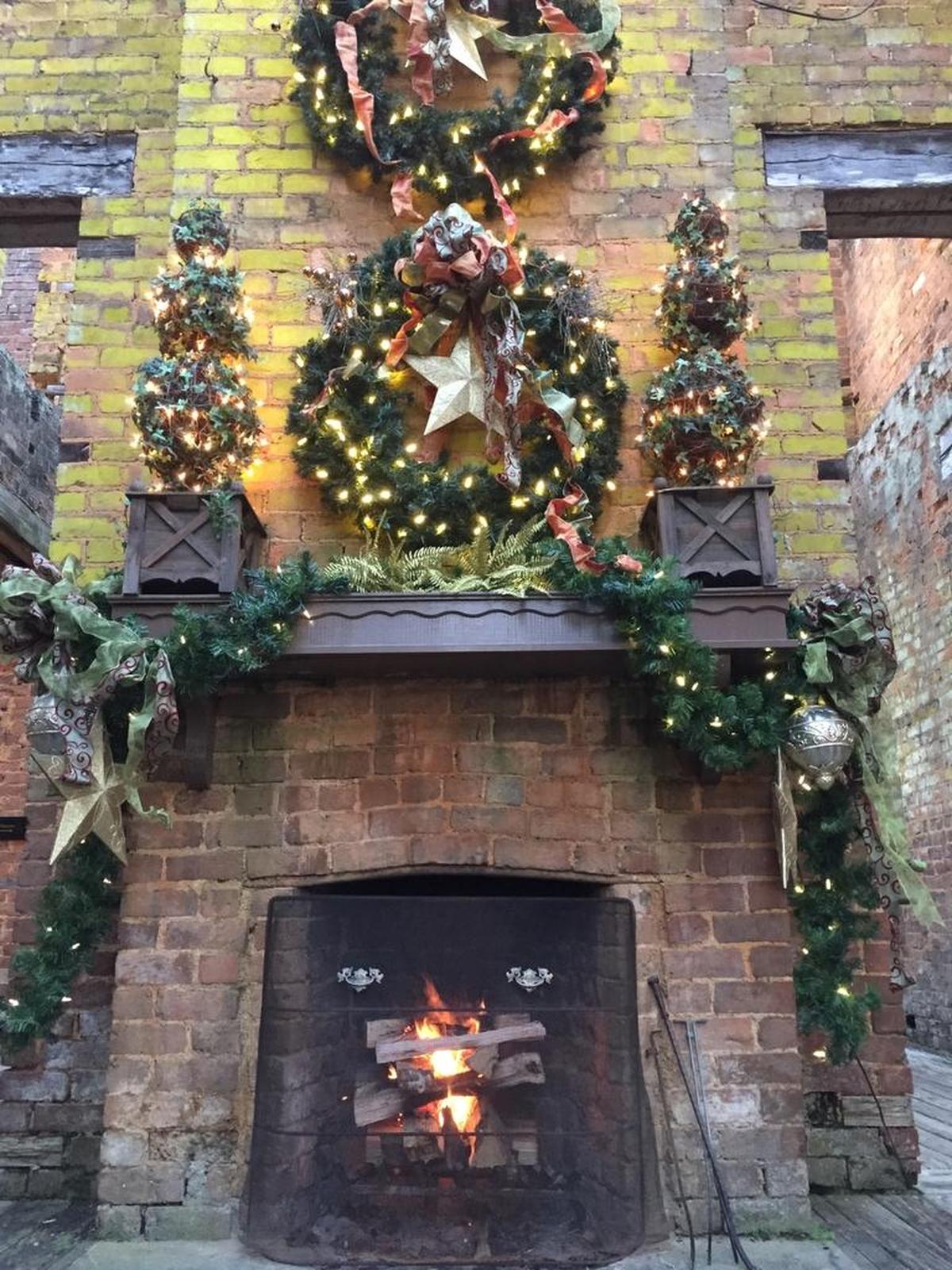 Elaborate decorations are found throughout the ruins.