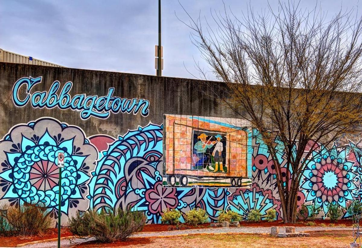 A Cabbagetown mural near the Krog Street Tunnel.