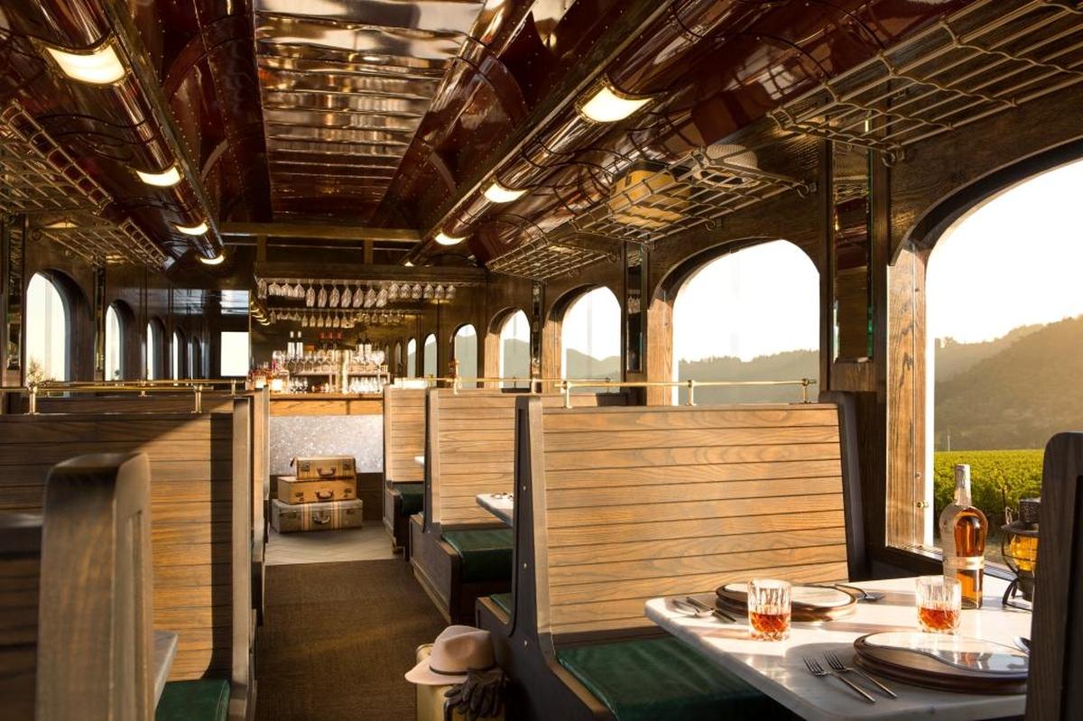 The Napa Valley Wine Train offers a number of excursions through Napa Valley.