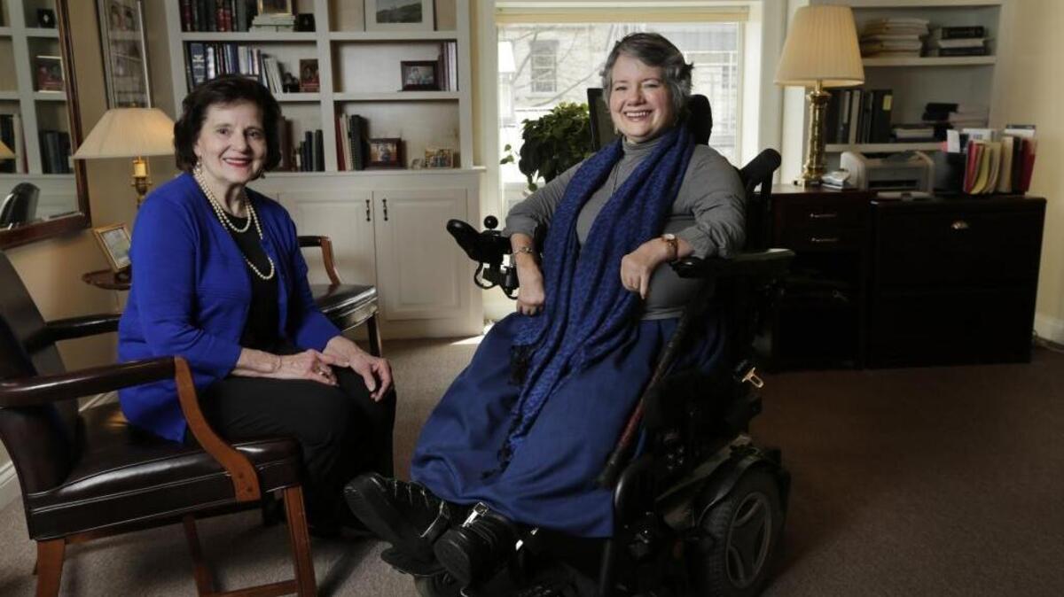 Amy Dougherty, right, sat with her mother, Shirley Dougherty, at Bluegrass Elderlaw, a Lexington law firm where Amy Dougherty is a partner.