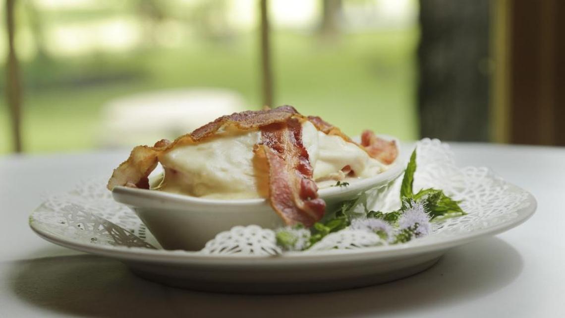 The recipe for the hot Brown at the Beaumont Inn is available in the latest edition of the inn’s cookbook.
