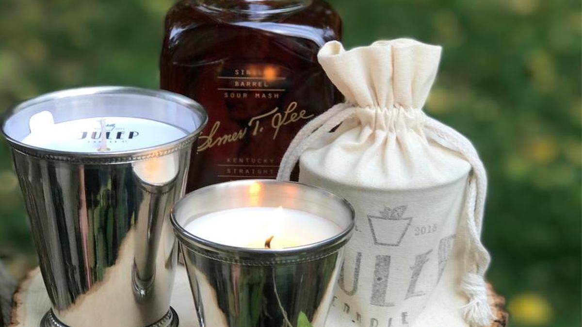 Julep Candle Co.’s new scent is called Bourbon and Bluegrass and features woody and musk base notes with a fusion of herbs and amber. It sells for $26 and $36 at Julepcandleco.com.