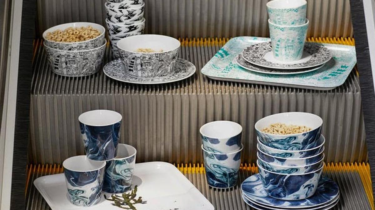 Ikea launched its new limited-edition Stunsig collection this month, featuring bold prints on cushions, quilt covers and porcelain. There are now two Ikea stores in Ohio: in West Chester and in a new one in Columbus.