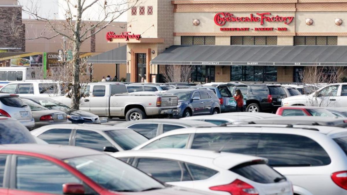 In this 2014 file photo, shoppers circled the mall trying to find parking spaces.