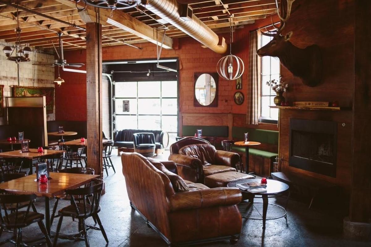 Elkhorn Tavern is on the Pepper distillery campus on Manchester.