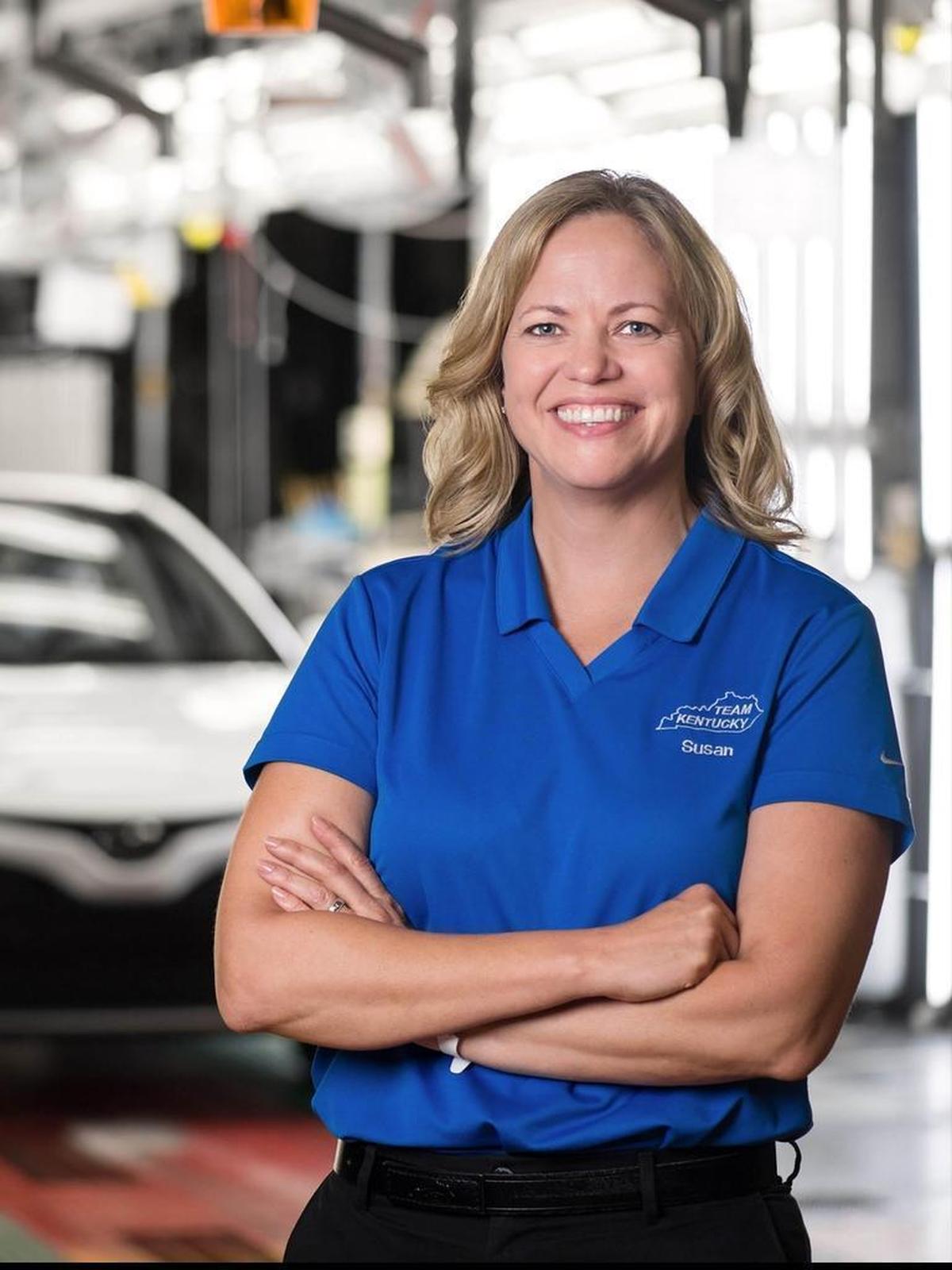 Susan Elkington, the incoming president of the Toyota plant operation in Georgetown.