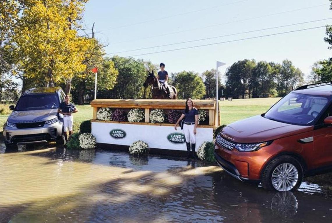 In October, Land Rover announced that it would pick up title sponsorship as well as continue sponsoring the U.S. Eventing Team, including riders, from left, Will Coleman, Lynn Symansky and Lauren Kieffer. Beginning this year, the event will be the Land Rover Kentucky Three-Day Event.