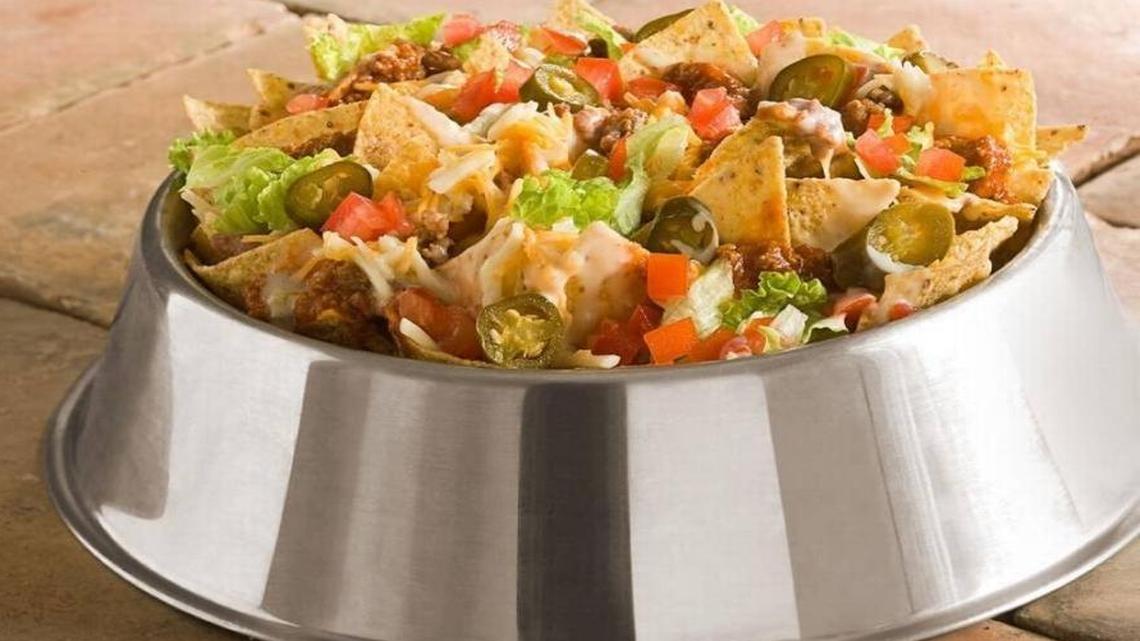 The Dog Bowl Nachos are a specialty at Double Dogs Chow House, a dog-friendly chain started in Bowling Green and named after the founder’s dogs. Dogs are welcome in the restaurant’s large patio area.