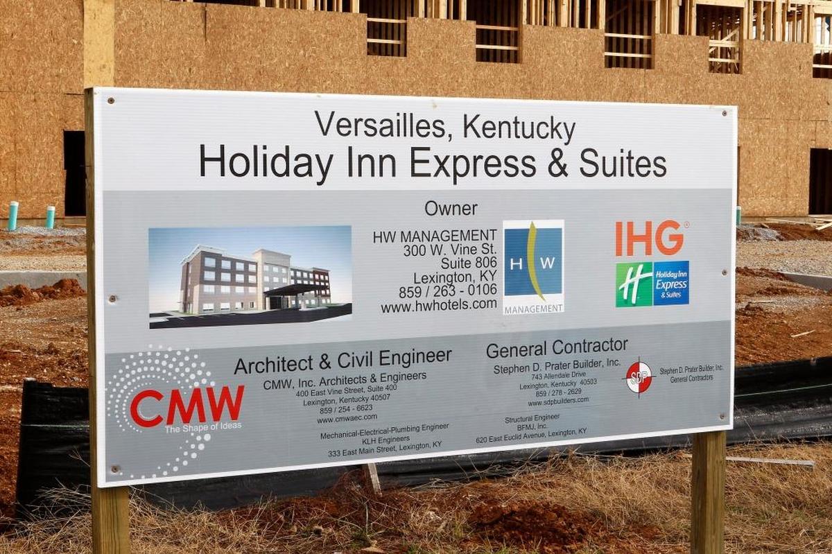 The Versailles Holiday Inn Express is expected to open in the spring at 365 Commerce Drive.