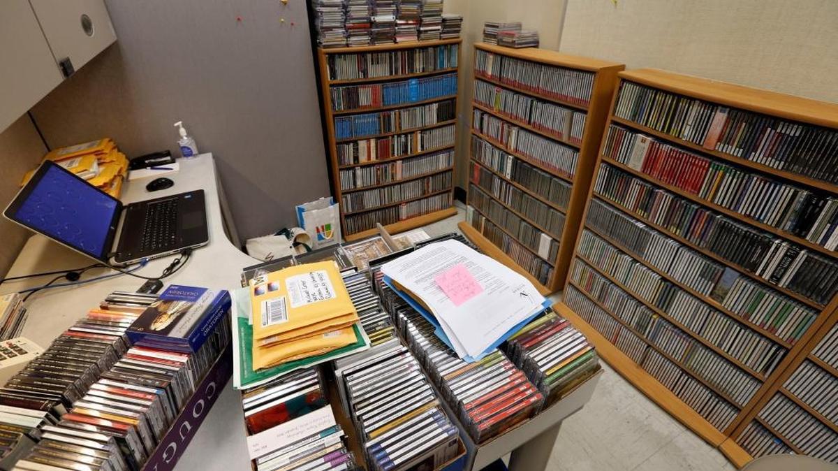 The WEKU studios located on the ground floor in the Carl D. Perkins Building on the Eastern Kentucky University campus. NPR stations could be facing federal budget cuts.