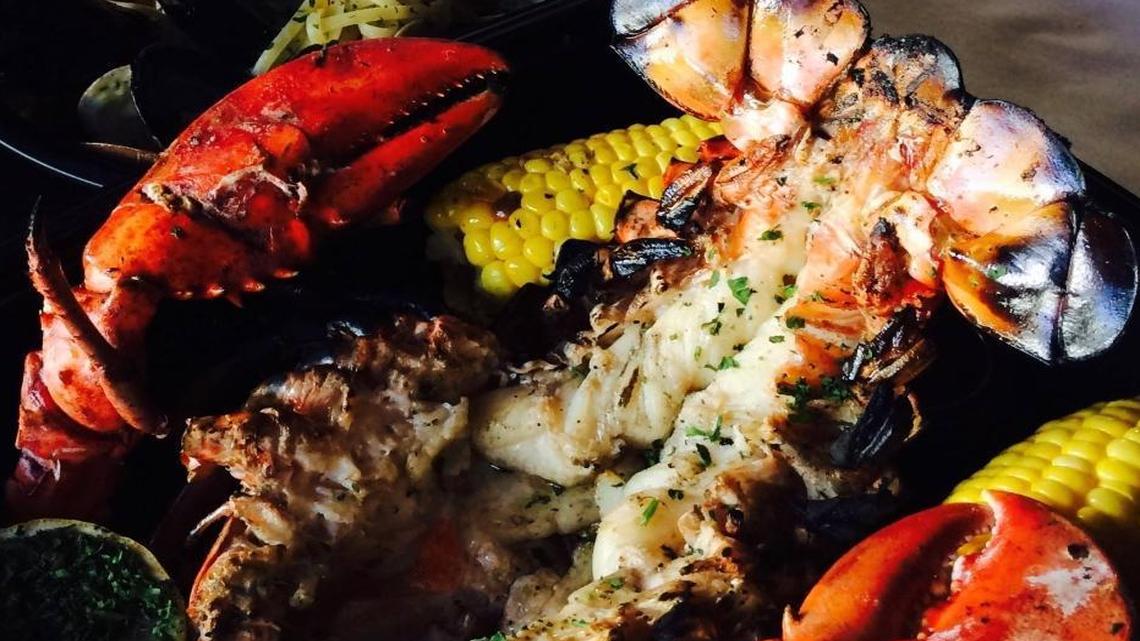 The grilled whole Maine lobster at Grillfish in Miami Beach is also on the menu at the new Grillfish at 225 North Limestone.