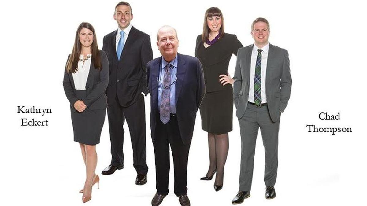 The Fulkerson 5, from left, Kathryn Eckert, Kyle Virgin, Calvin Fulkerson, Amber Knouff and Chad Thompson, have joined the Lexington law office of McBrayer.