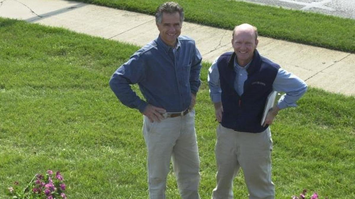 Bill Henkel, left and Gordon Denmark of Henkel Denmark in 2010 at Beaumont Center’s Man o’War Boulevard entrance.