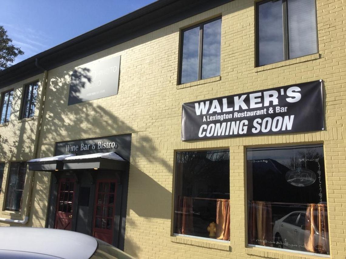 Walker’s, which will be in the former Wines on Vine spot on Old Vine, will be open for dinner this weekend and for lunch and dinner beginning Monday.