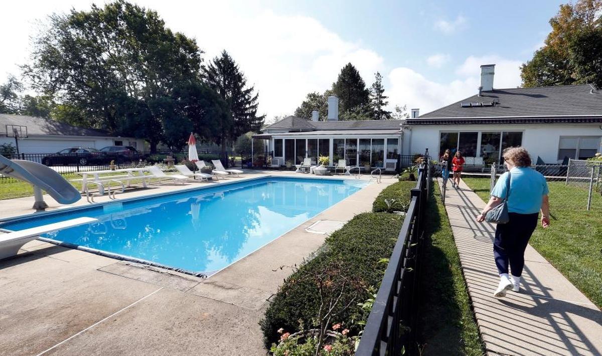 People toured the property before the 2017 auction, which failed to meet the reserve, of actor Johnny Depp’s farm in Lexington.