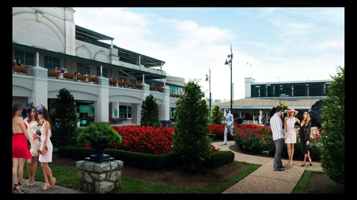 Champions Balcony, off the Champions Bar and the Twin Spires Club Elite Gold Room for VIP bettors, will overlook the paddock.