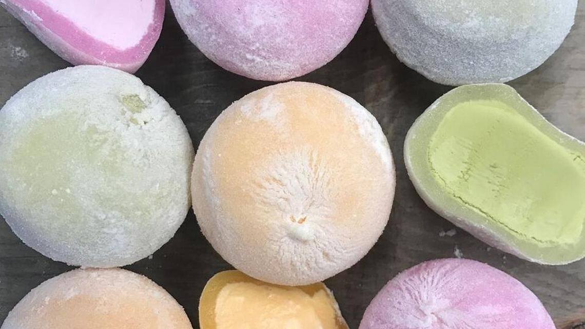What are mochi? They are bite-sized ice cream treats made with rice dough. The new Whole Foods Market at The Summit will have them.