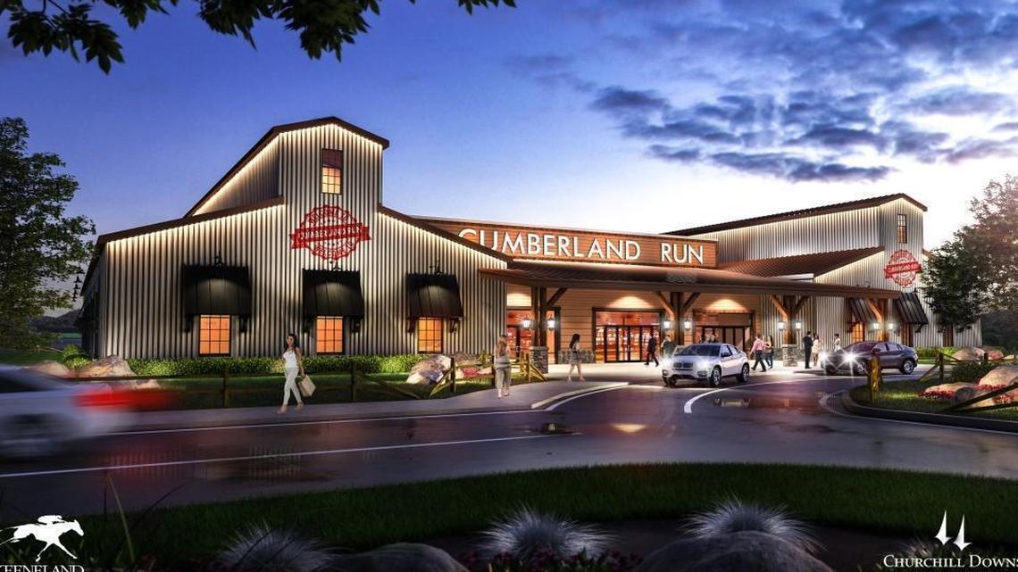 A rendering of the Corbin gambling parlor, to be named Cumberland Run.