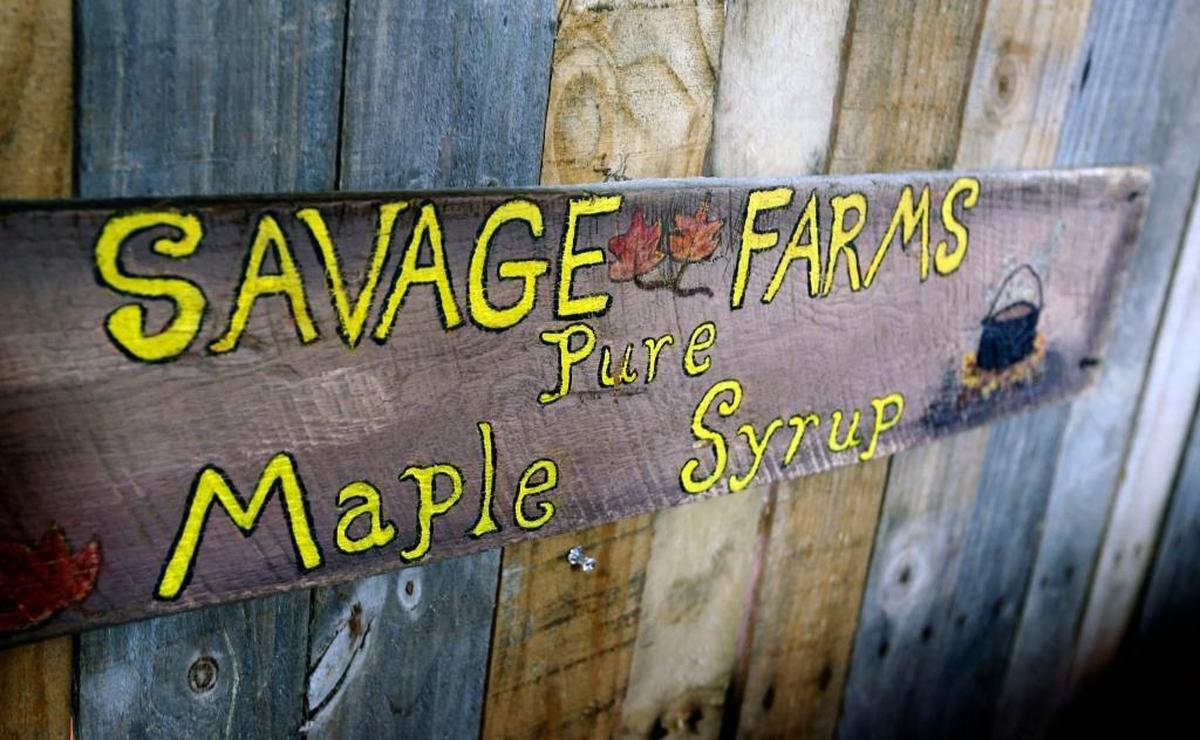 Keith Moore hopes to produce around 1,000 bottles of regular and 1,000 bottles of bourbon-barrel aged maple syrup this season. His wife also makes baked goods with the syrup that they sell at farmers’ markets.