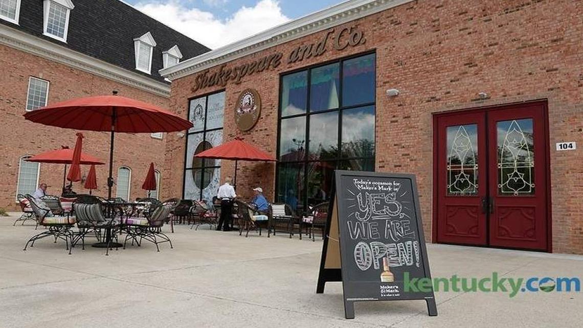 The Chinoe location of Shakespeare and Co. has closed to regular dining. Locations at Hamburg and downtown on Short and Broadway are still open.