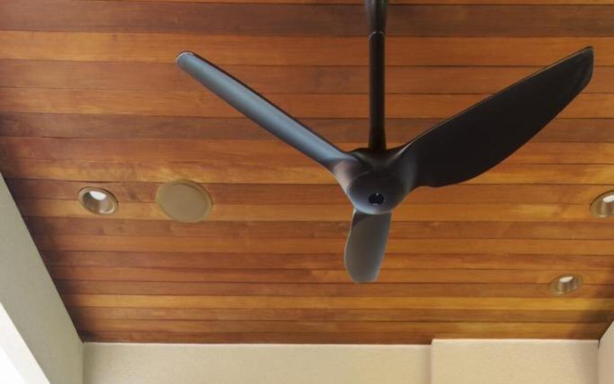Big Ass Fans' Haiku is shown in a black matrix composite finish. The company announced an expansion of its residential division, Haiku Home, on Tuesday.