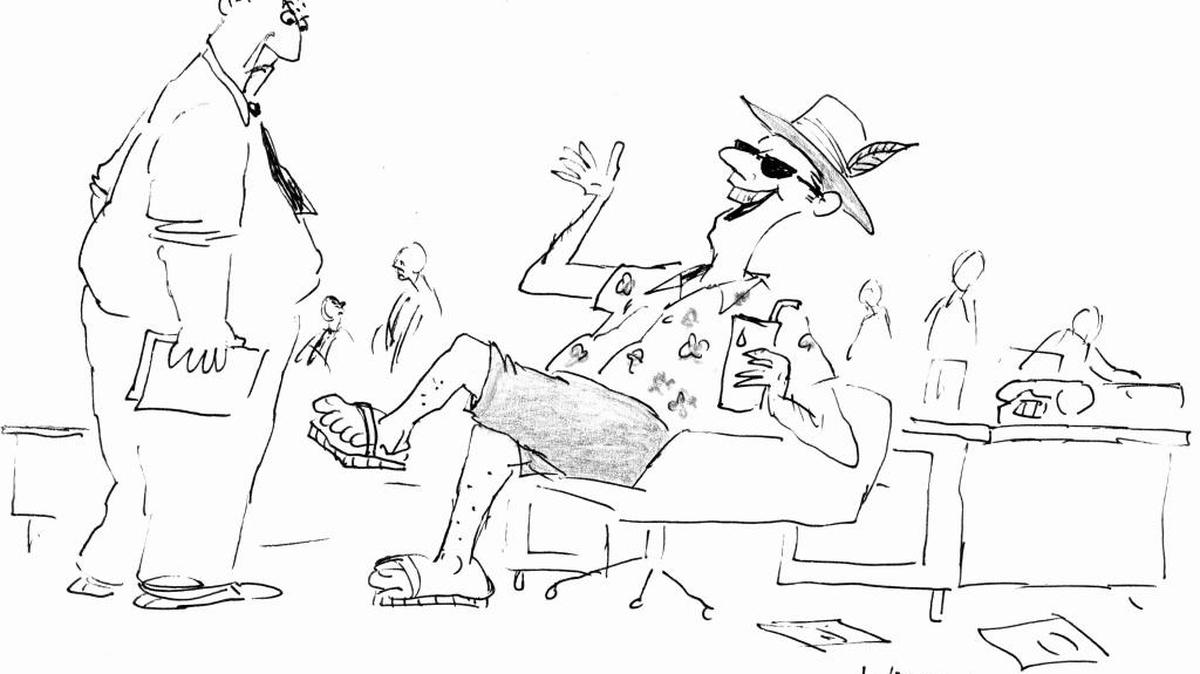 “You said we’re entitled to frequent breaks. ... I just prefer to take all of mine before I do any work.”