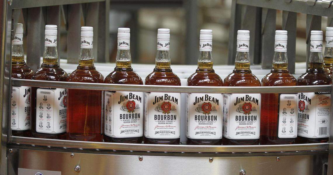 Beam Suntory, maker of Jim Beam white label bourbon, bottled at the James B. Beam Distilling Co. in Clermont, reportedly increased prices to cover the costs of tariffs during the first Trump administration.