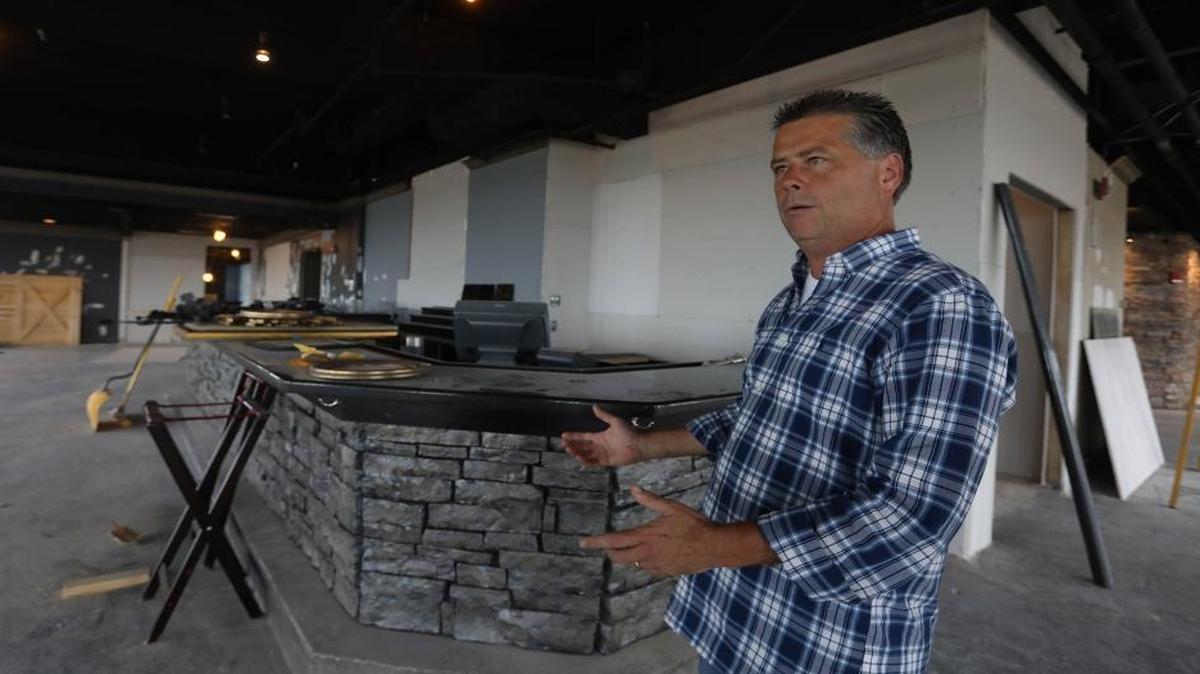 Tom Evans discussed renovations as Dupree Catering prepares to open The Mane on Main, an event space for 300 to 500 people. It’s scheduled to open in October on the 15th floor of the Chase Bank building in Lexington.