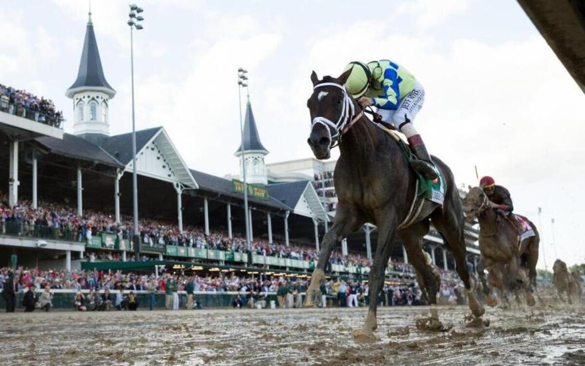 Churchill Downs Inc., reported Wednesday that second quarter net revenue was up thanks to a strong Kentucky Derby week. In this photo is Always Dreaming with John R. Velazquez up winner of the 143rd running of the Kentucky Derby at Churchill Downs May 6, 2017.