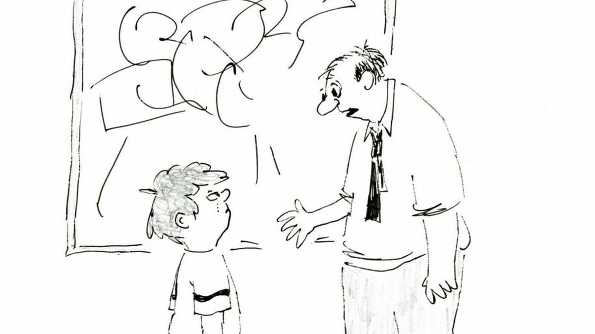 “Just be glad I’m only sending you to your room ... I could have made you watch the political conventions ...”
