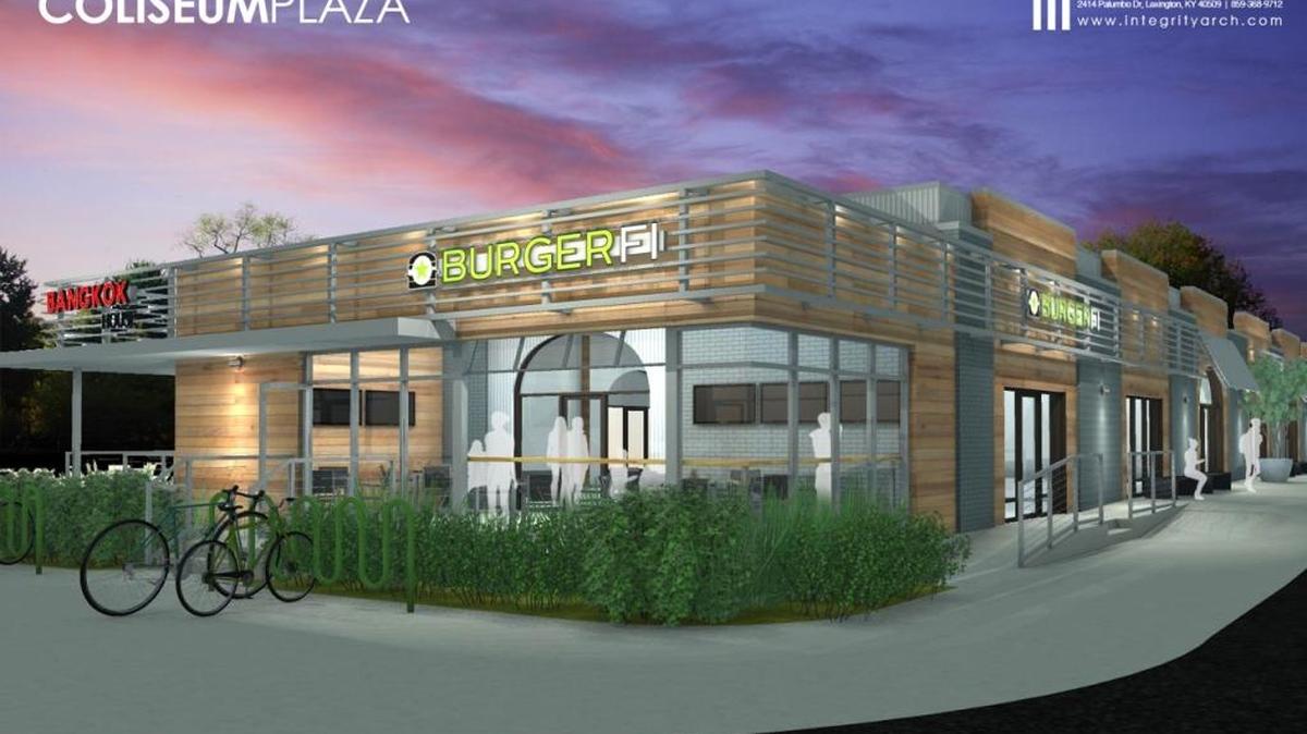 BurgerFi, an upscale burger and shake chain, will open its second Lexington restaurant at Rose Street and Euclid Avenue in September, after Coliseum Plaza is renovated.